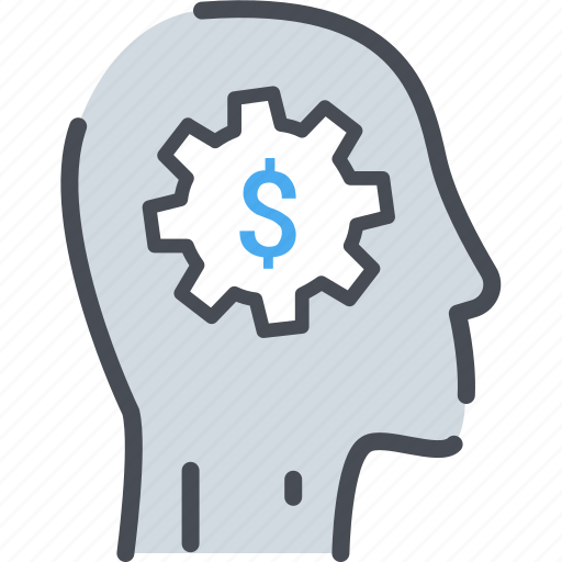 Currency icon, head, making, making money, management, mind, money icon - Download on Iconfinder