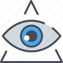 eye, eye of providence, god, modern icon, providence, pyramid, triangle