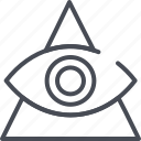eye, eye of providence, god, modern, providence, pyramid, triangle