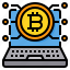 bitcoin, cryptocurrency, digital, laptop, money 
