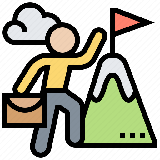 Ambition, business, challenge, mission, mountain icon - Download on Iconfinder