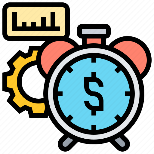 Clock, economic, performance, through, time icon - Download on Iconfinder