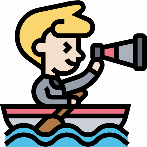Rolling, boat, vision, spyglass, business icon - Download on Iconfinder