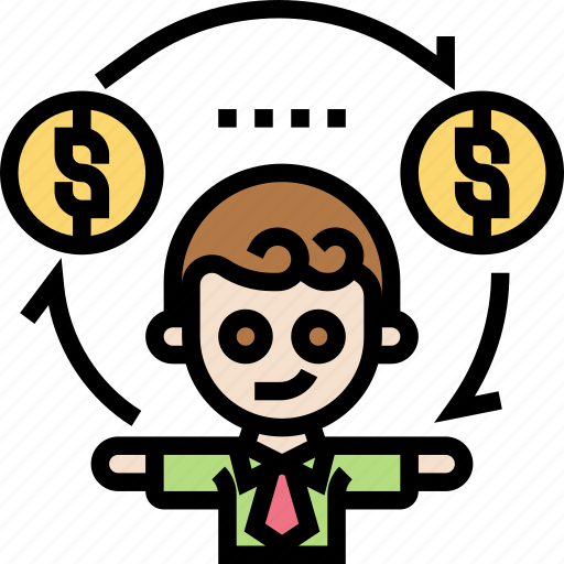 Financial, cashflow, expense, management, cycle icon - Download on Iconfinder