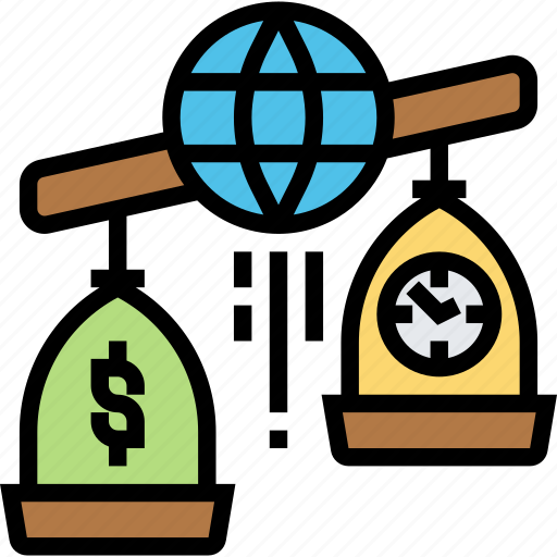 Time, scale, balance, economies, cost icon - Download on Iconfinder