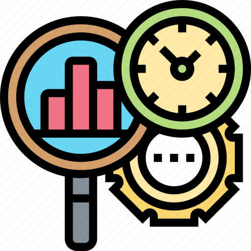 Monitoring, performance, time, evaluation, analysis icon - Download on Iconfinder