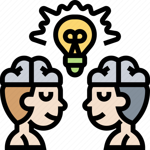 Brainstorming, share, telepathy, knowledge, creative icon - Download on Iconfinder