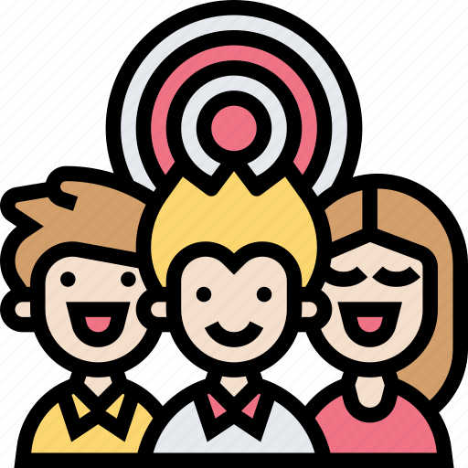 Target, happy, customers, audience, enterprise icon - Download on Iconfinder