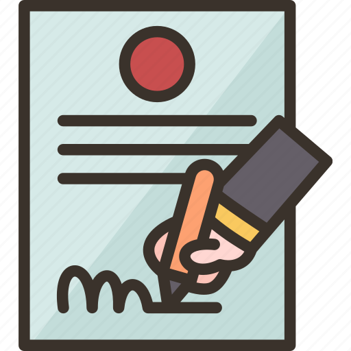 Contract, sign, agreement, legal, document icon - Download on Iconfinder