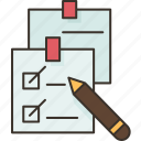 checklist, task, plan, work, document