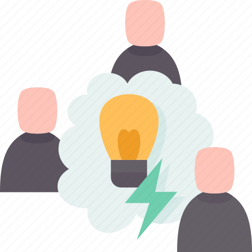 Brainstorming, workshop, team, meeting, ideas icon - Download on Iconfinder
