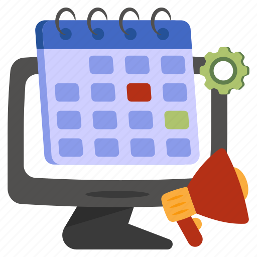 Online schedule, online planner, daybook, datebook, yearbook icon - Download on Iconfinder