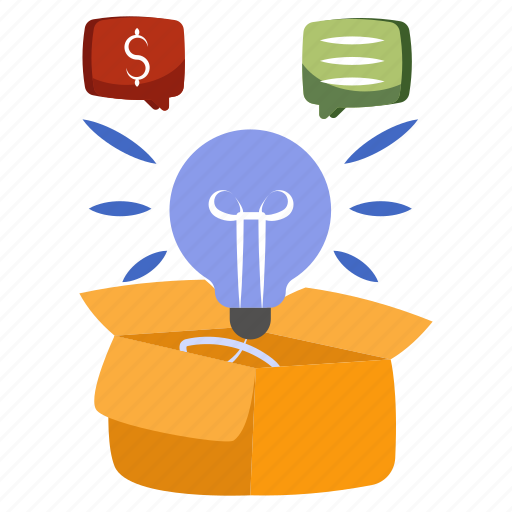 Creative box, creative package, creative parcel, innovative box, innovative package icon - Download on Iconfinder