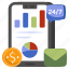 mobile analytics, online infographic, statistics, mobile chart, mobile graph 