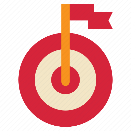 Business, target, flag, dartboard icon - Download on Iconfinder