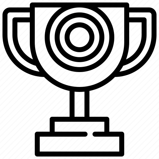 Winner, trophy, dartboard, business, target icon - Download on Iconfinder