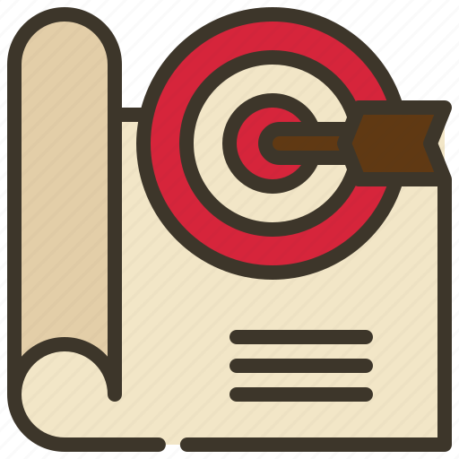 Report, dartboard, arrow, business, target icon - Download on Iconfinder