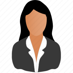 Business Tanned Woman Icon