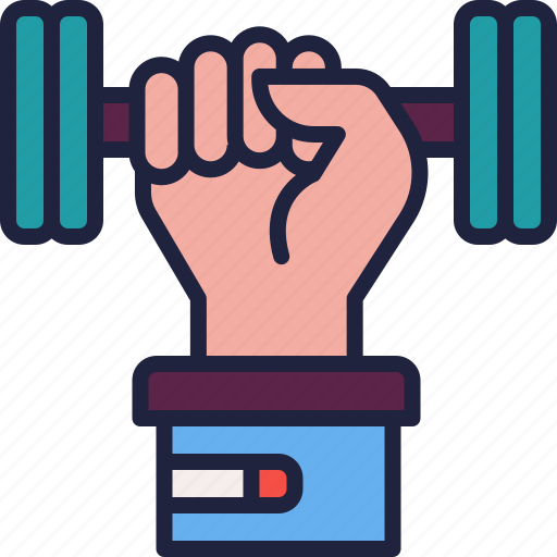 Exercise, hand, dumbbell, business, training icon - Download on Iconfinder