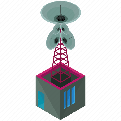 Building, radio, satellite, station, technology, tower icon - Download on Iconfinder