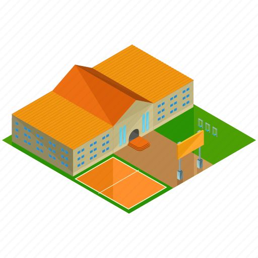 Architecture, building, playground, school icon - Download on Iconfinder