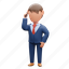 businessman, man, conversation, character, device, talk, communication, call, interaction 