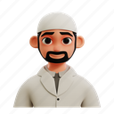 muslim, businessman, avatar, profile, face, manager, man 