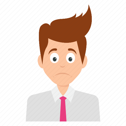 Depressed businessman, exhausted businessman, job frustration, sad expressions, work depression icon - Download on Iconfinder