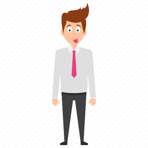 Business character, businessman laughing, cheerful face, happiness expressions, manager smiling icon - Download on Iconfinder