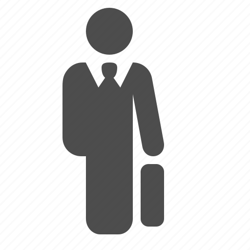 Briefcase, businessman, man, meeting, suitcase icon - Download on Iconfinder