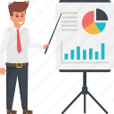 business, business analytics, presentation, statistics, whiteboard graph