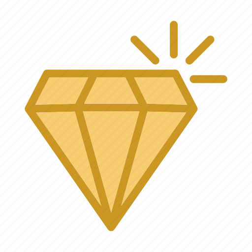 Diamond, gemstone, gold, investment, jewelry icon - Download on Iconfinder