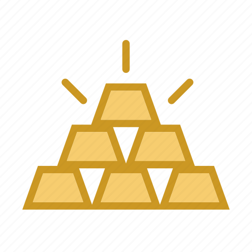 Finance, gold, gold bars, rich icon - Download on Iconfinder