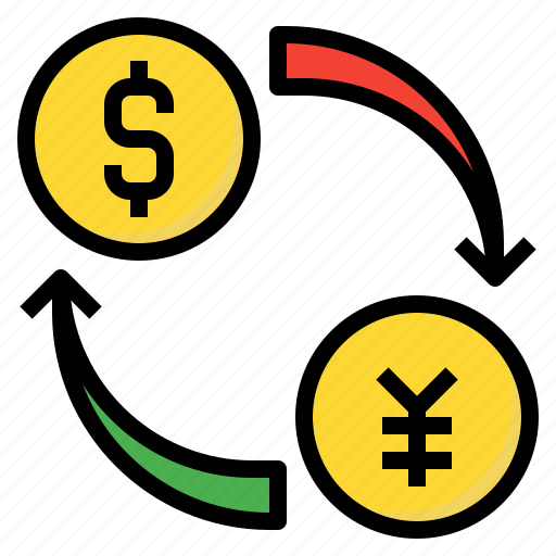 Coins, currency, dollar, exchange, finances, money, yen icon - Download on Iconfinder