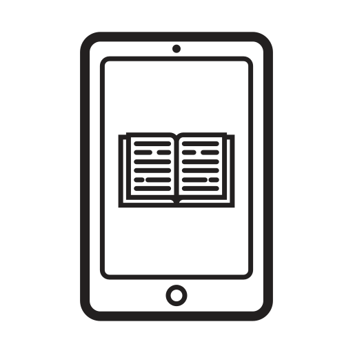 Bussiness, cellphone, device, ebook, education, library, media icon - Free download