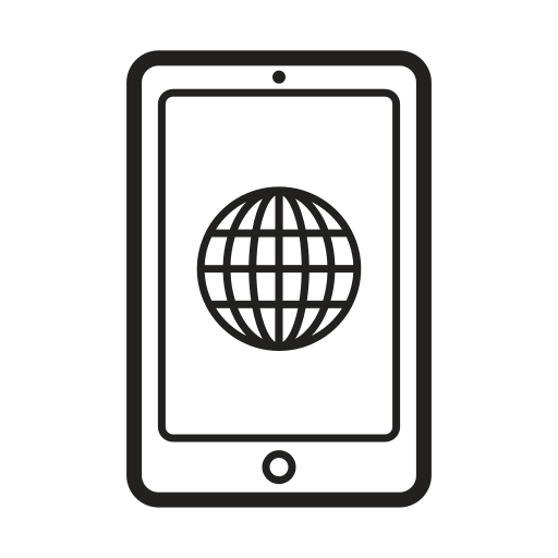 Bussiness, cellphone, device, globe, international, internet, media icon - Free download