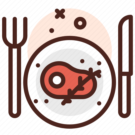 Plate, food, restaurant, barbeque, bbq icon - Download on Iconfinder