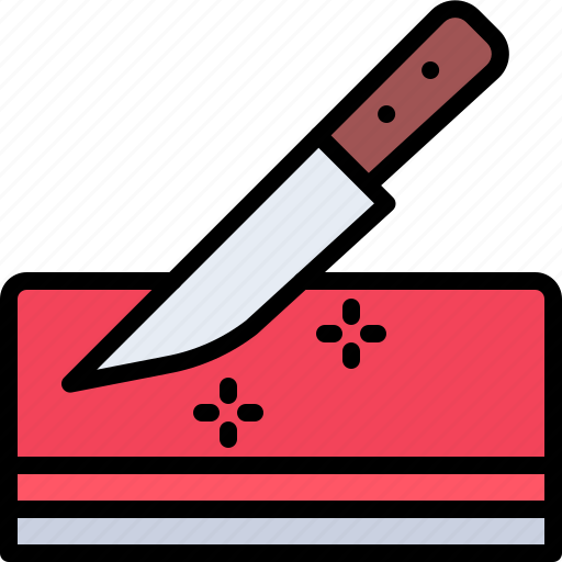 Knife, sharpener, meat, butcher, food, shop icon - Download on Iconfinder