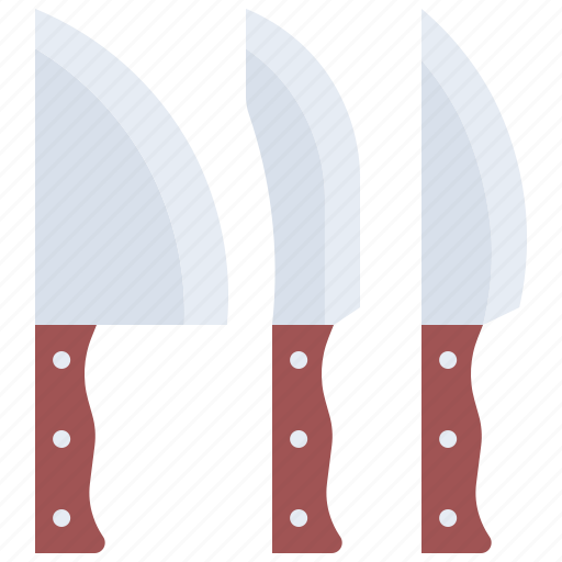 Knifes, set, meat, butcher, food, shop icon - Download on Iconfinder