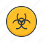 biohazard, malware, virus, danger, poison 
