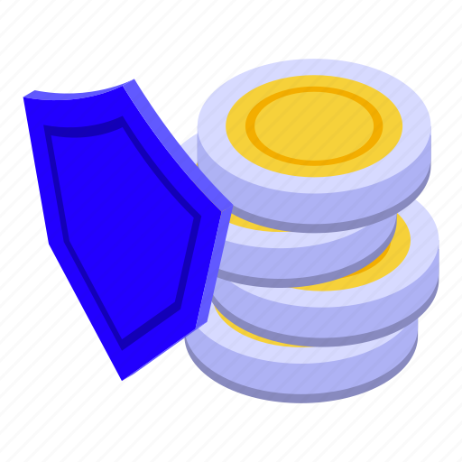 Protection, car, buying, isometric icon - Download on Iconfinder