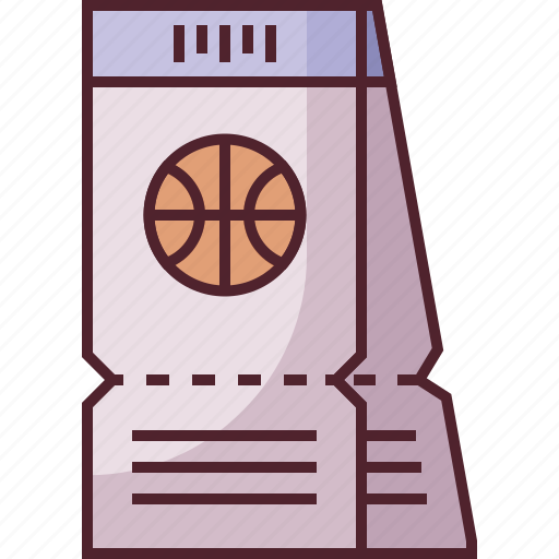 Ball, basketball, game, hoops, sport, ticket, tickets icon - Download on Iconfinder