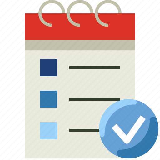 Agenda, calendar, complete, date, event, note, schedule icon - Download on Iconfinder
