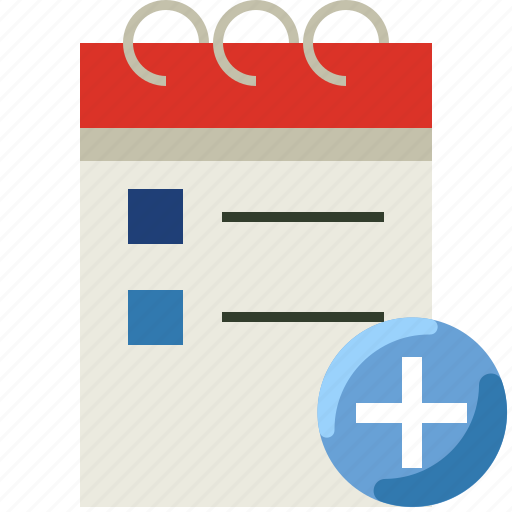 Add event, agenda, calendar, date, event, note, schedule icon - Download on Iconfinder