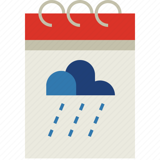 Agenda, calendar, date, forecast, note, schedule, weather icon - Download on Iconfinder