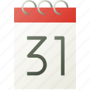agenda, calendar, date, end of month, event, note, schedule