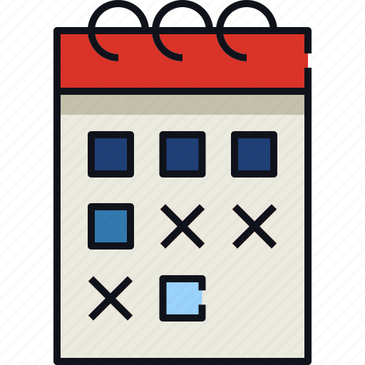 Agenda, calendar, date, day, event, note, schedule icon - Download on Iconfinder