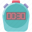 football, game, soccer, stopwatch, timer
