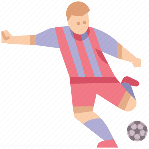 Football, kick, player, shooting, soccer, sport icon - Download on Iconfinder