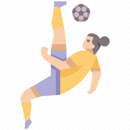 Bicycle kick, football, kick, player, soccer, sport icon - Download on Iconfinder